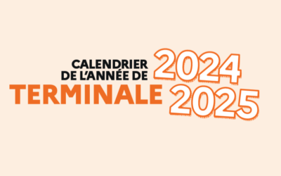 Calendrier 2024-25 de Tle : bac, Parcoursup