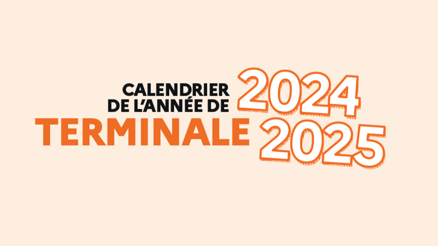 Calendrier 2024-25 de Tle : bac, Parcoursup